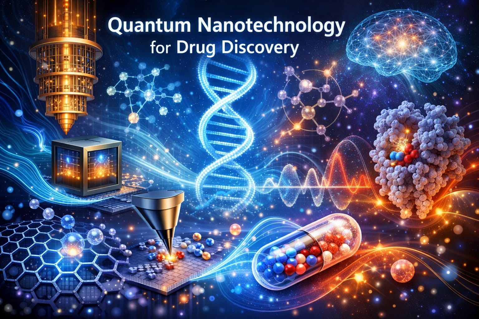 Quantum nanotechnology for drug discovery